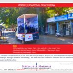 Mobile Hoarding Roadshow and marketing campaign with sizes