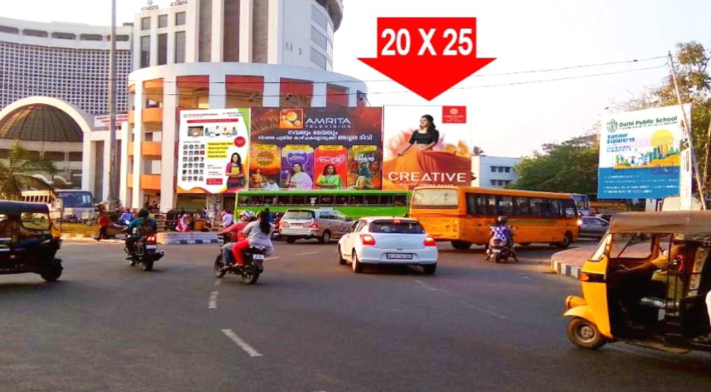 Thambanoor Hoarding rate list, Town – Thiruvananthapuram, Location – Thambanoor, Size – 20 x 25 ft, Lit/Non Lit, Rate per month – Rs. 60,000, Rate for 6 Months – Rs. 3,30,000, Rate for 1 Year –  Rs. 6,00,000