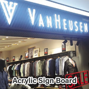 Acrylic Advertising Sign Board