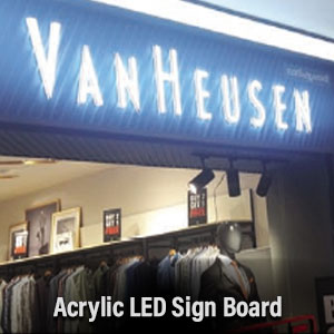 Acrylic LED Sign Board