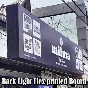 Back Light Shop board