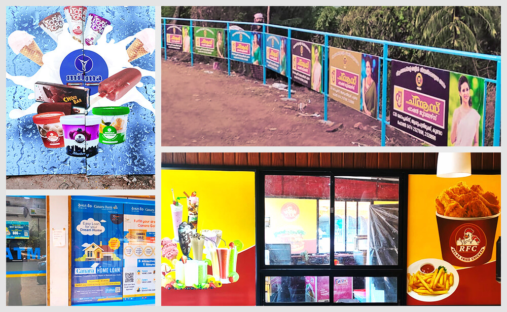 Vinyl One way vision glass wall, Vinyl Boards