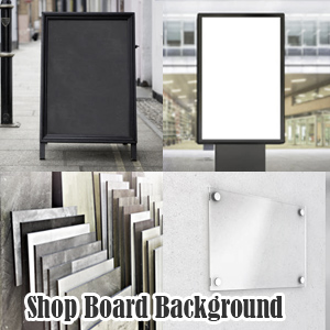 Shop Board Background